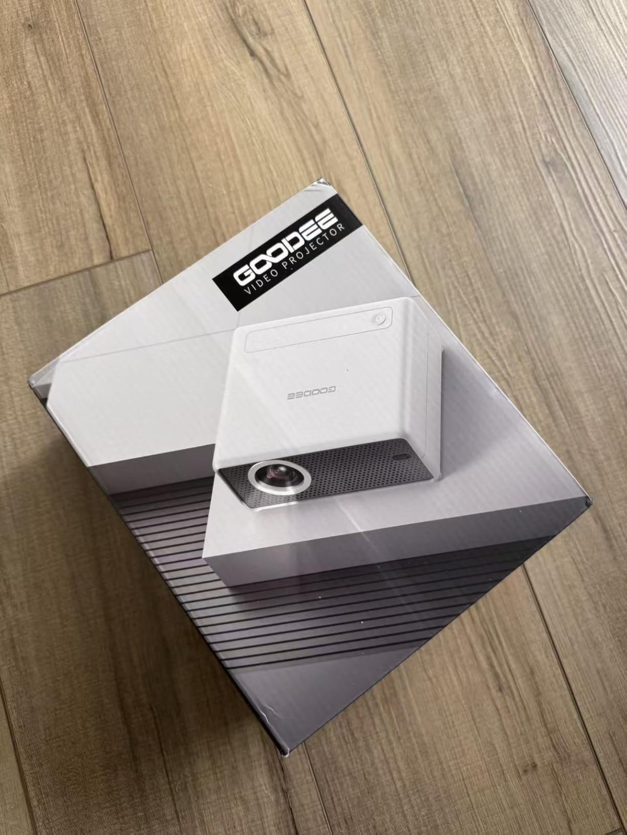 GOODEE Mini Projector with WiFi and Bluetooth - Built-in Apps customer photo 1