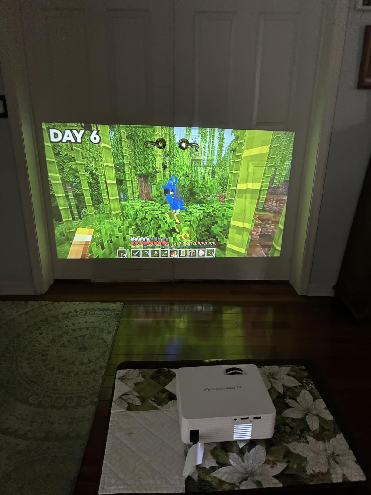 ELEPHAS Roku TV Smart Projector with Wi-Fi and Bluetooth customer photo 1
