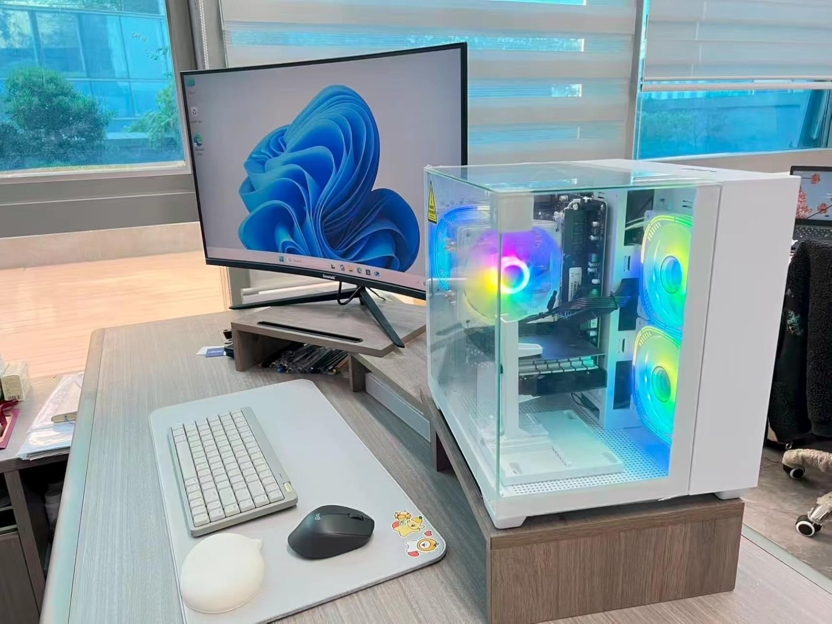 Gaming PC Desktop Computer, GeForce RTX 3050 8GB GDDR6, Ryzen 7 4700LE customer photo 1