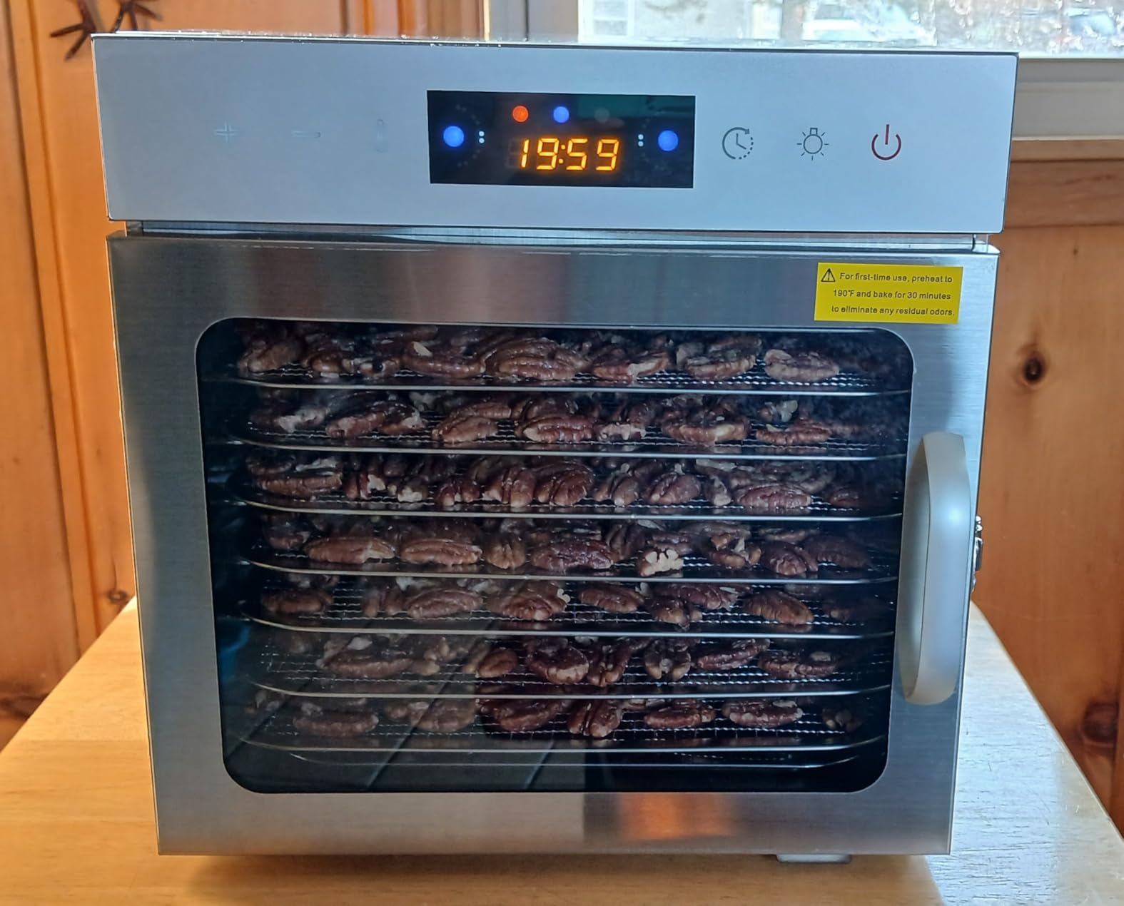 HOPERAN 10 Tray Food Dehydrator Machine for Jerky, Fruit, Herb & Dog Treats customer photo 1