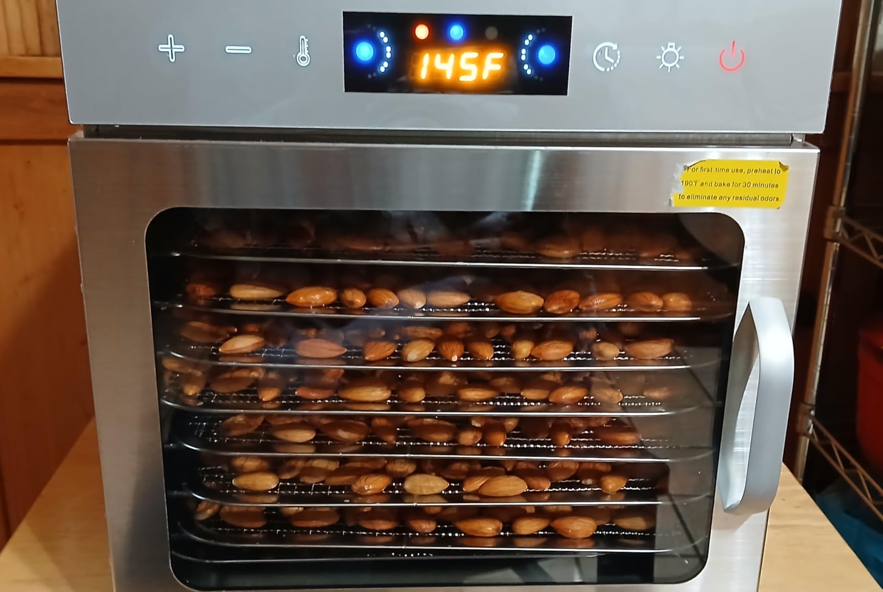 HOPERAN 10 Tray Food Dehydrator Machine for Jerky, Fruit, Herb & Dog Treats customer photo 2