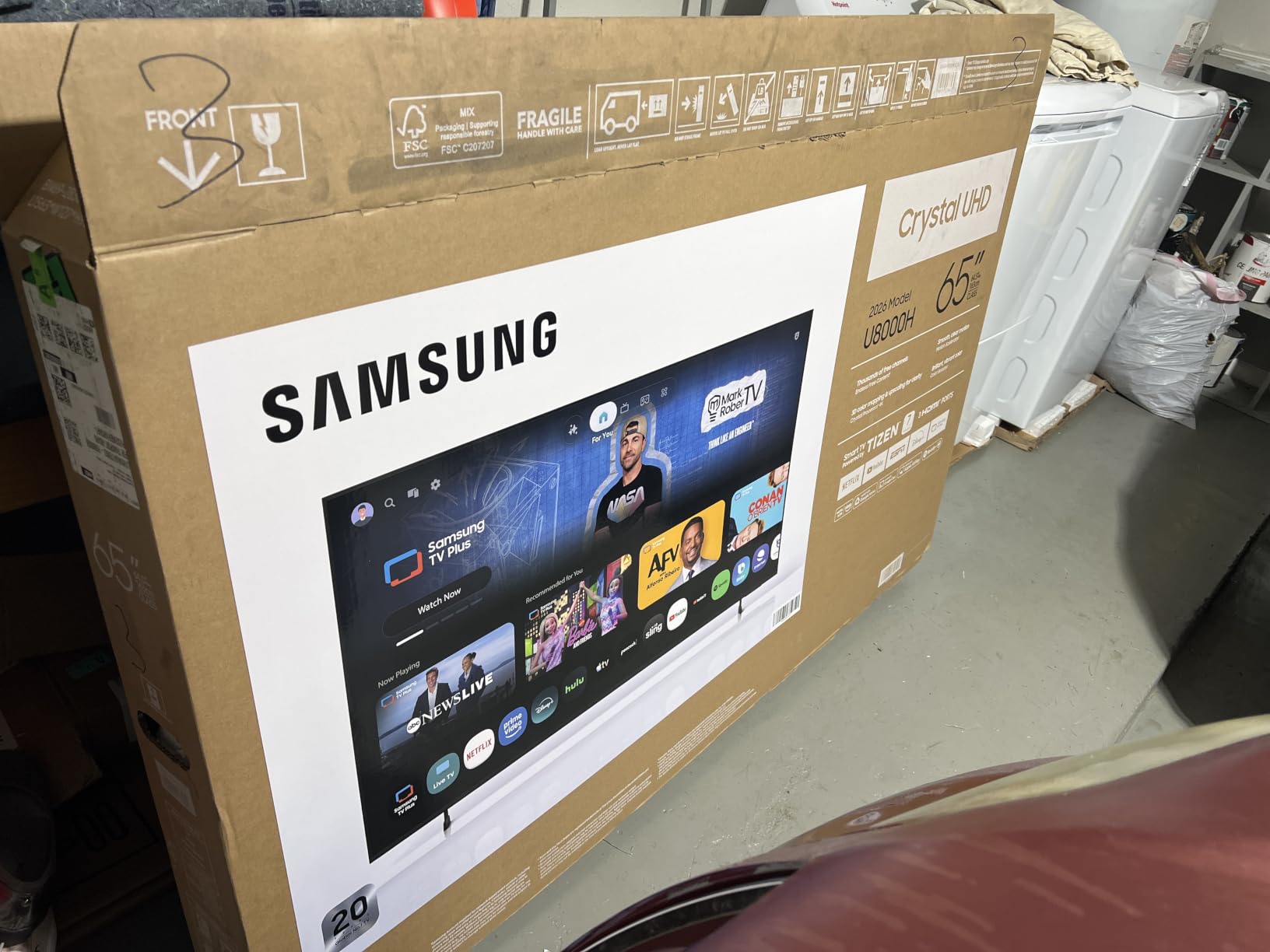 Samsung 65-Inch Class Crystal UHD U8000H Series Samsung Vision AI Smart TV (2026 Model, 65U8000H) Processor 4K, Endless Free Content, Motion Xcelerator, Color Booster, Alexa Built-in customer photo 2