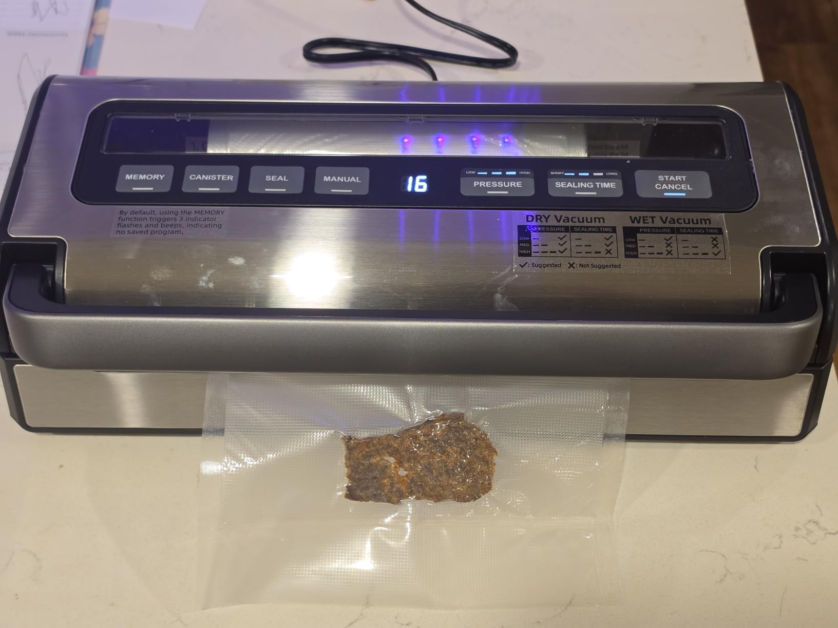 AAOBOSI 95KPa 9-in-1 Wet/Dry Vacuum Sealer, 8X Freshness customer photo 1