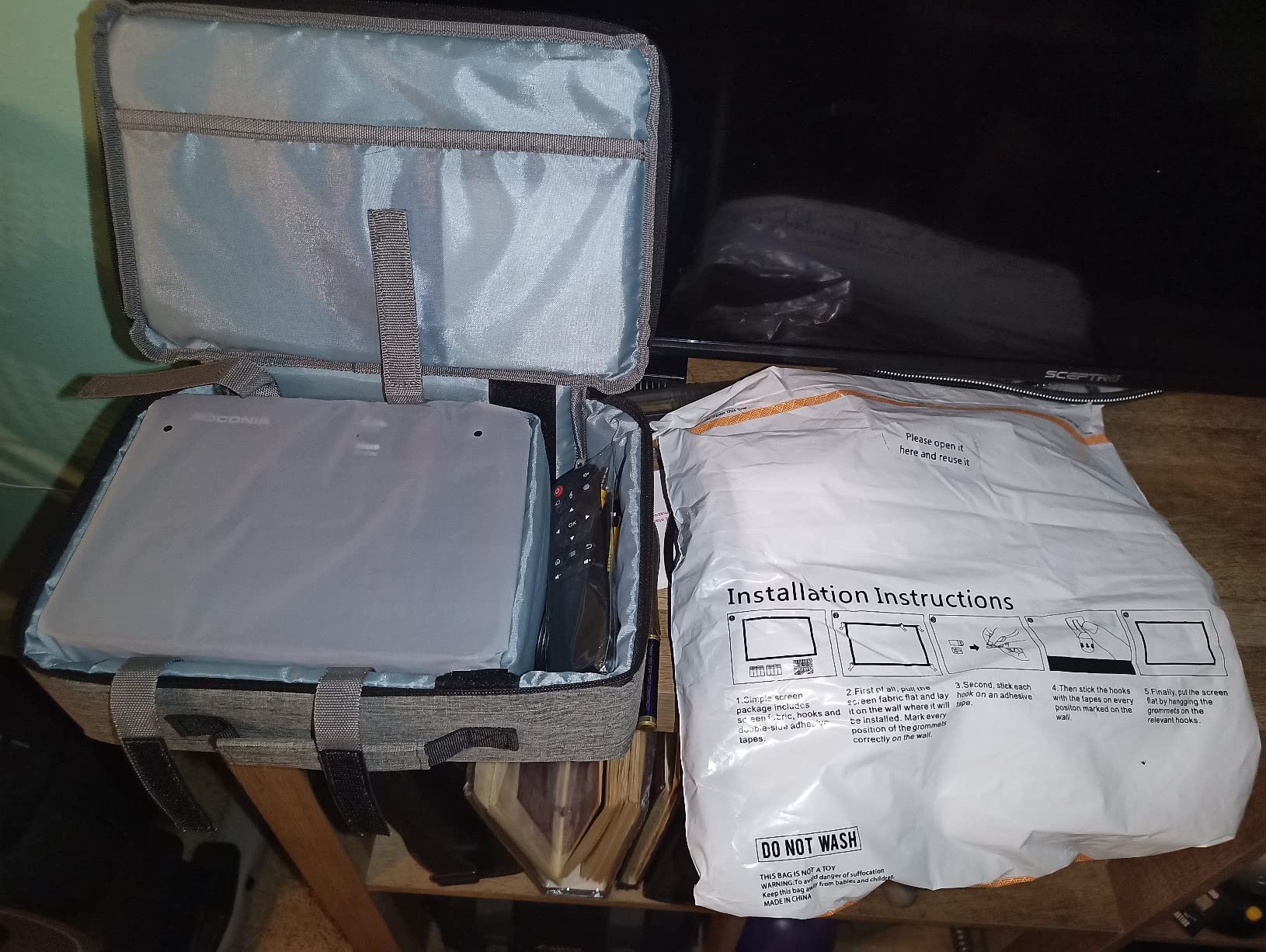 3500 ANSI Large Projector with WiFi and Bluetooth, 450