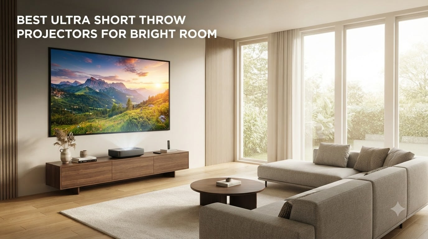 best ultra short throw projectors for bright room
