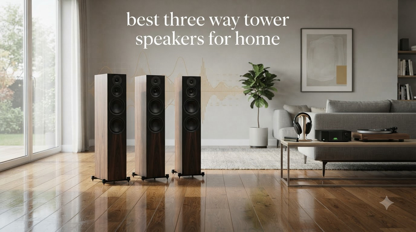 best three way tower speakers for home