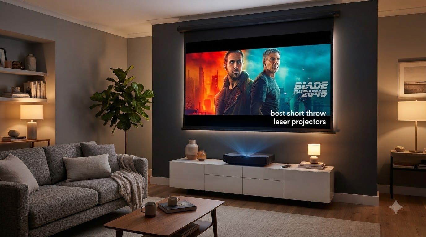 best short throw laser projectors