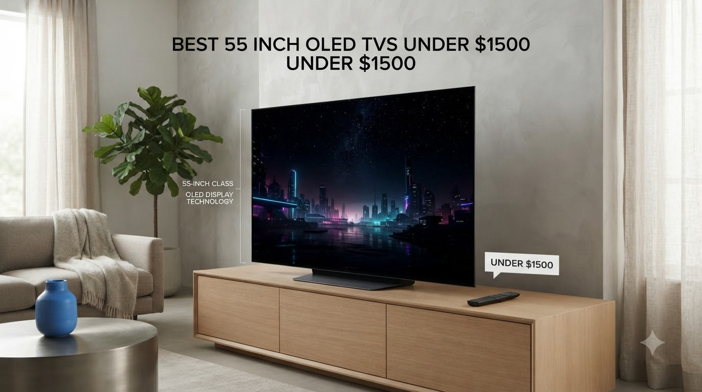 best 55 inch oled tvs under $1500