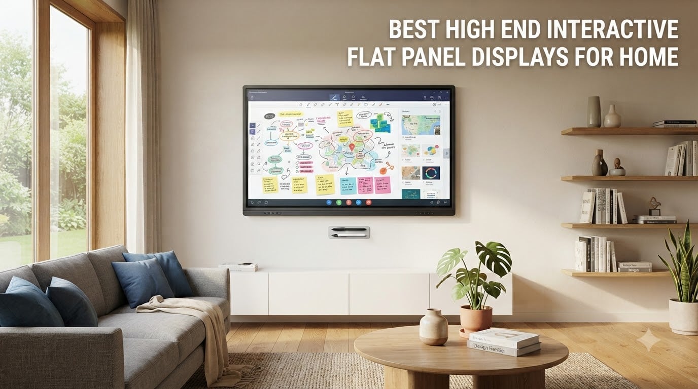 best high end interactive flat panel displays for home