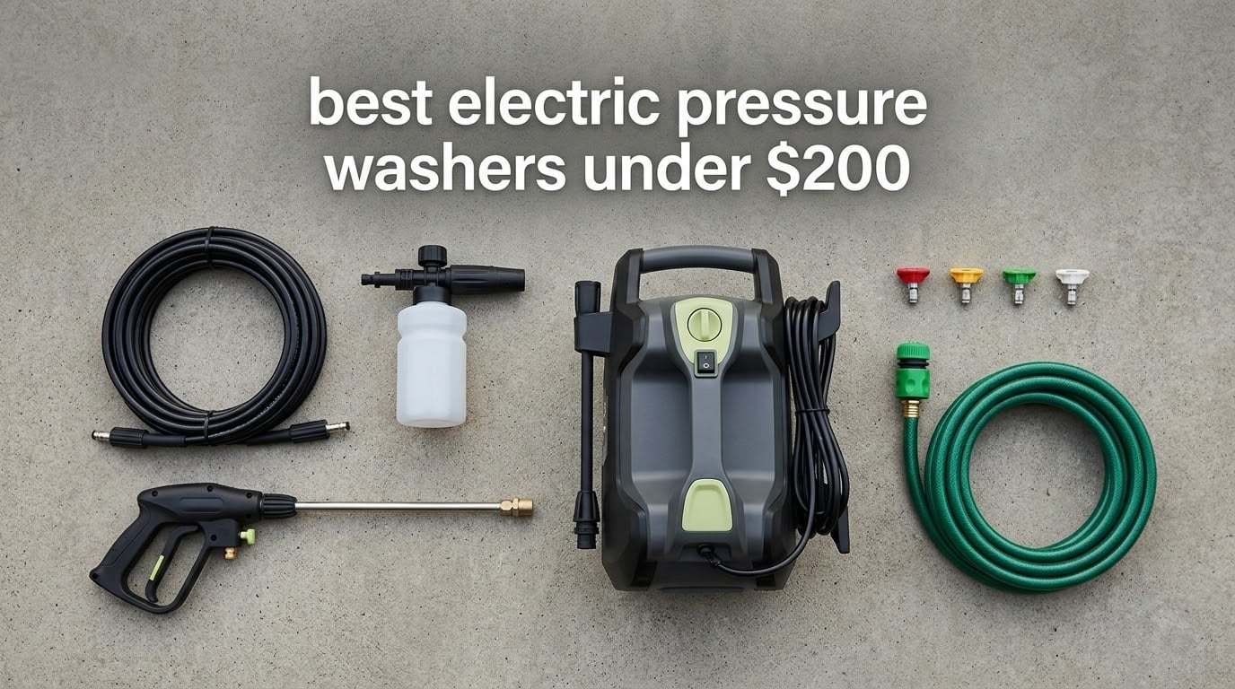 best electric pressure washers under $200