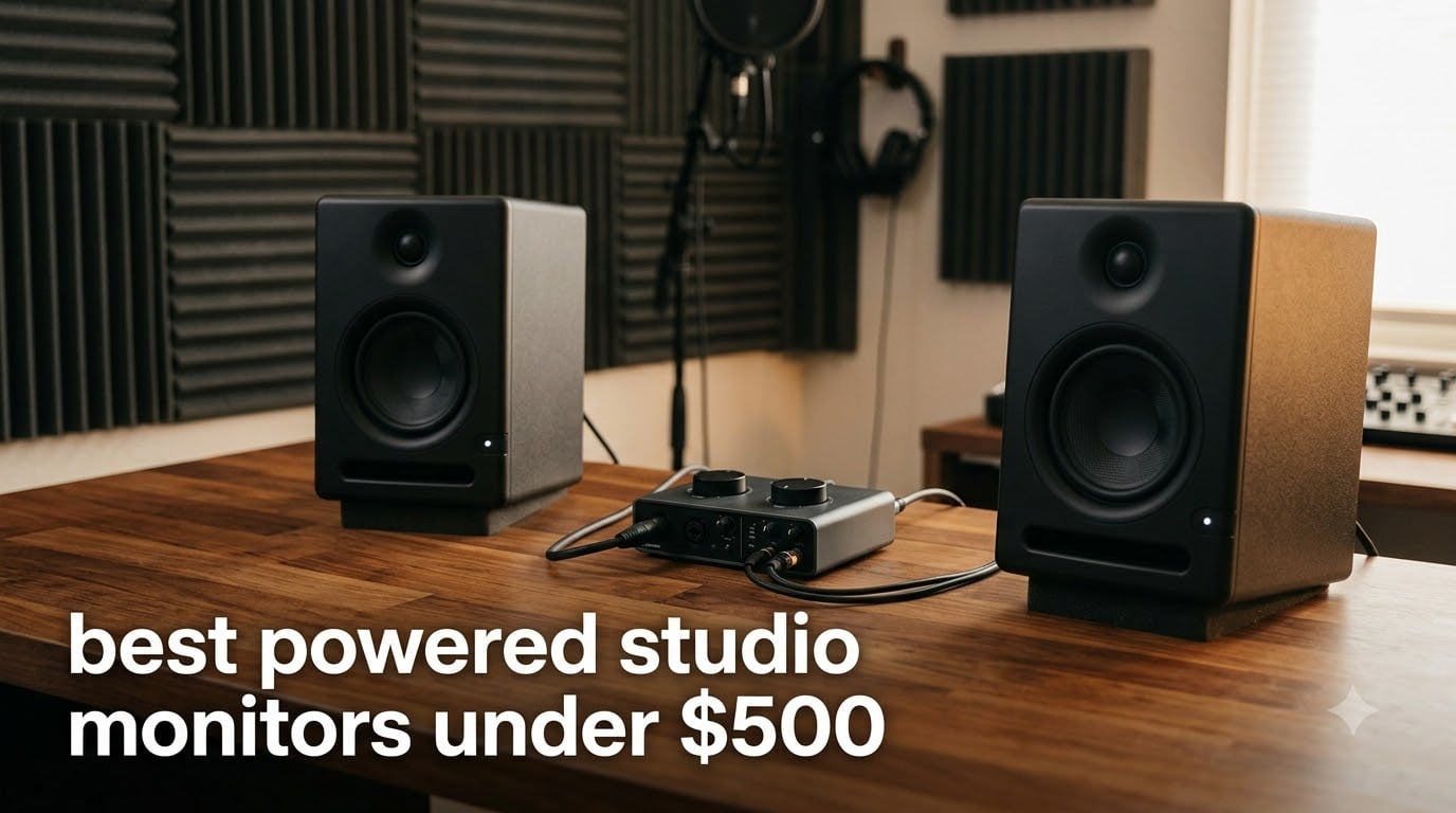 best powered studio monitors under $500