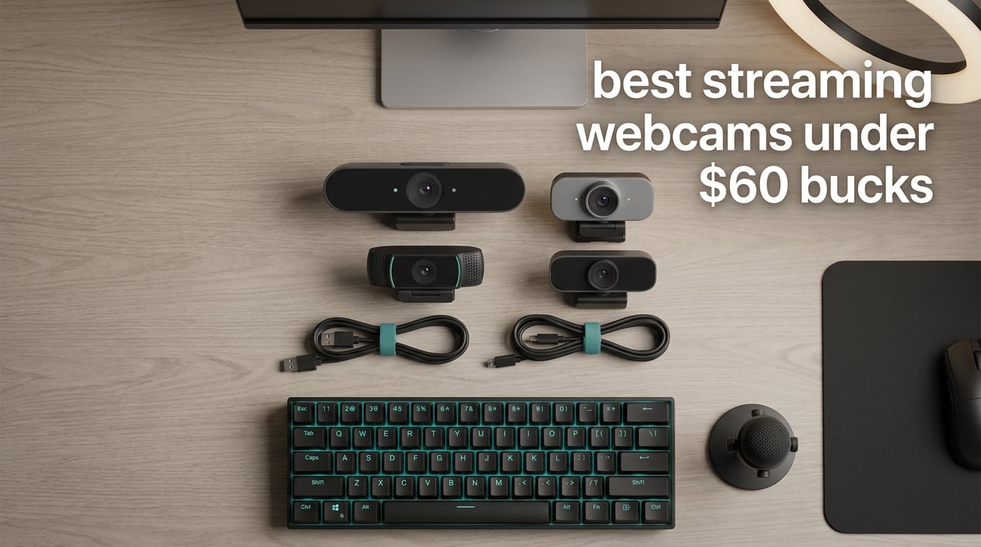 best streaming webcams under $60 bucks