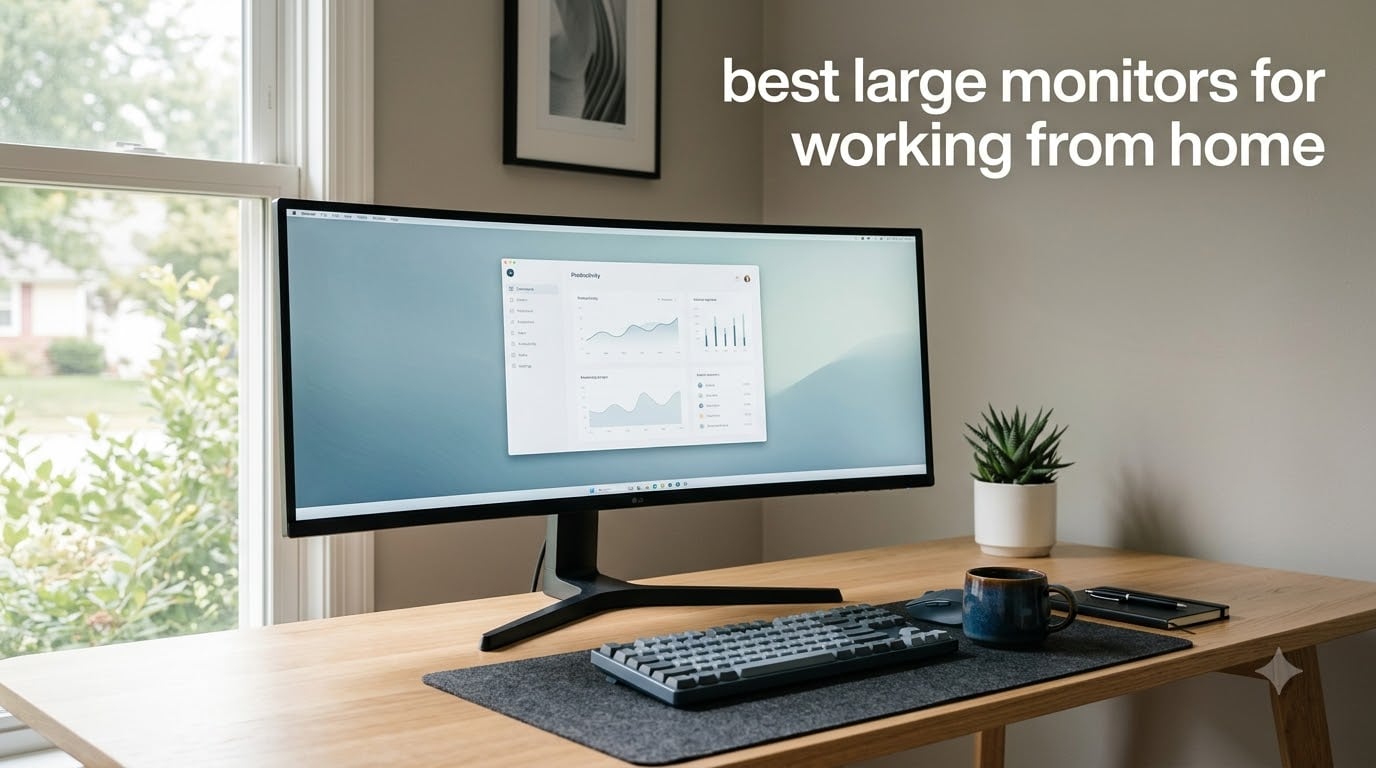 best large monitors for working from home
