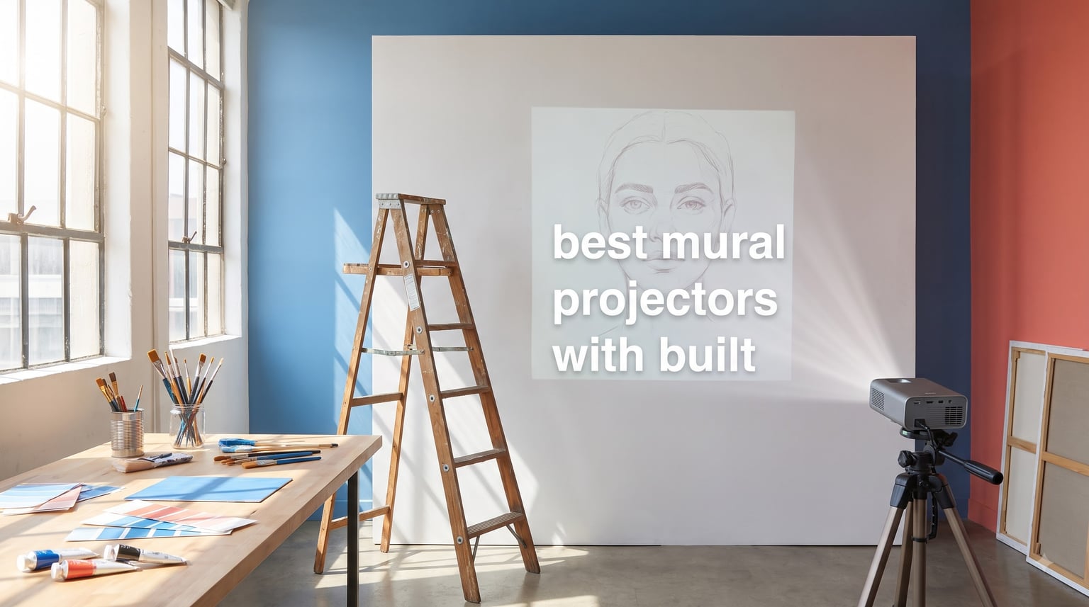 best mural projectors with built