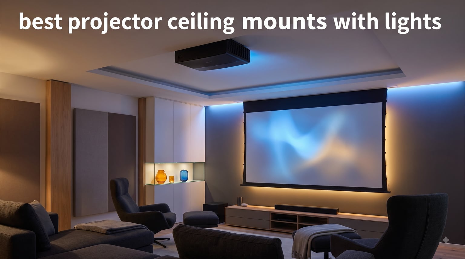 best projector ceiling mounts with lights