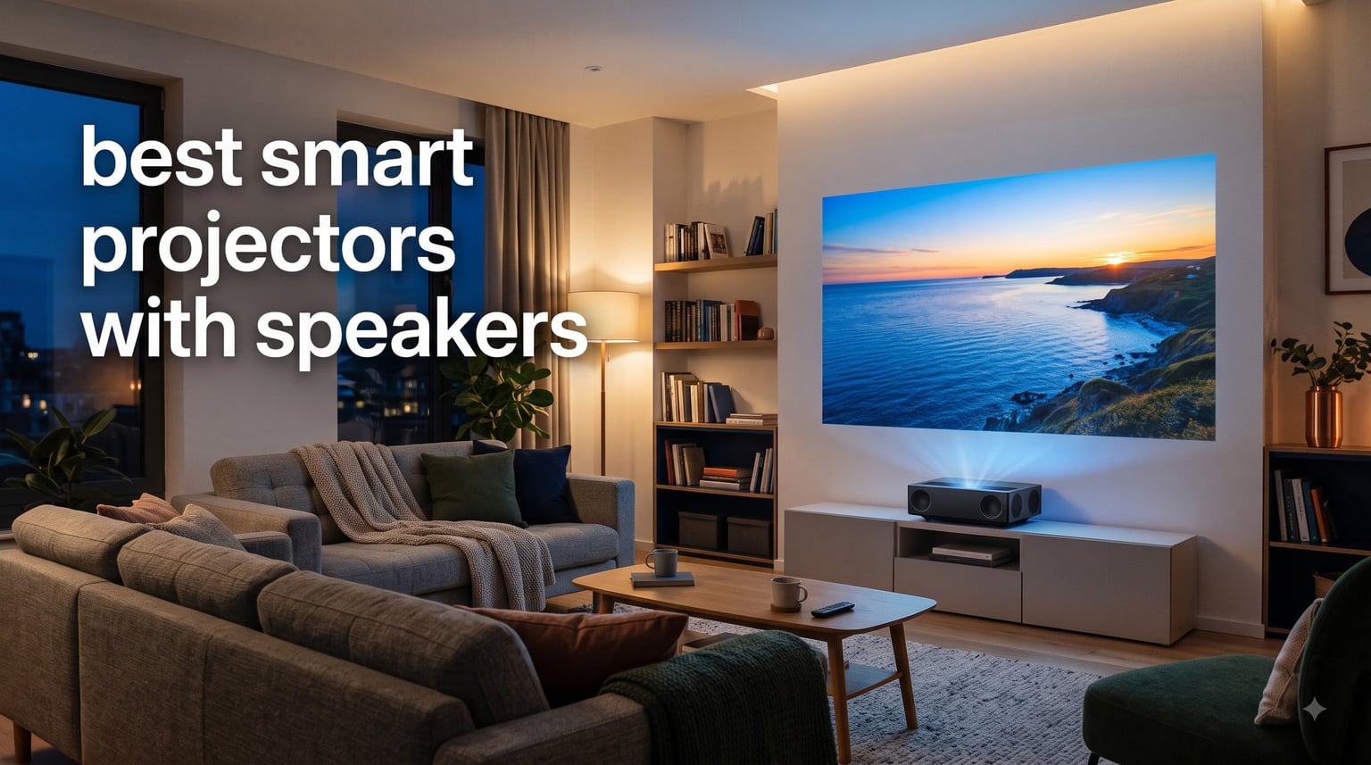 best smart projectors with speakers