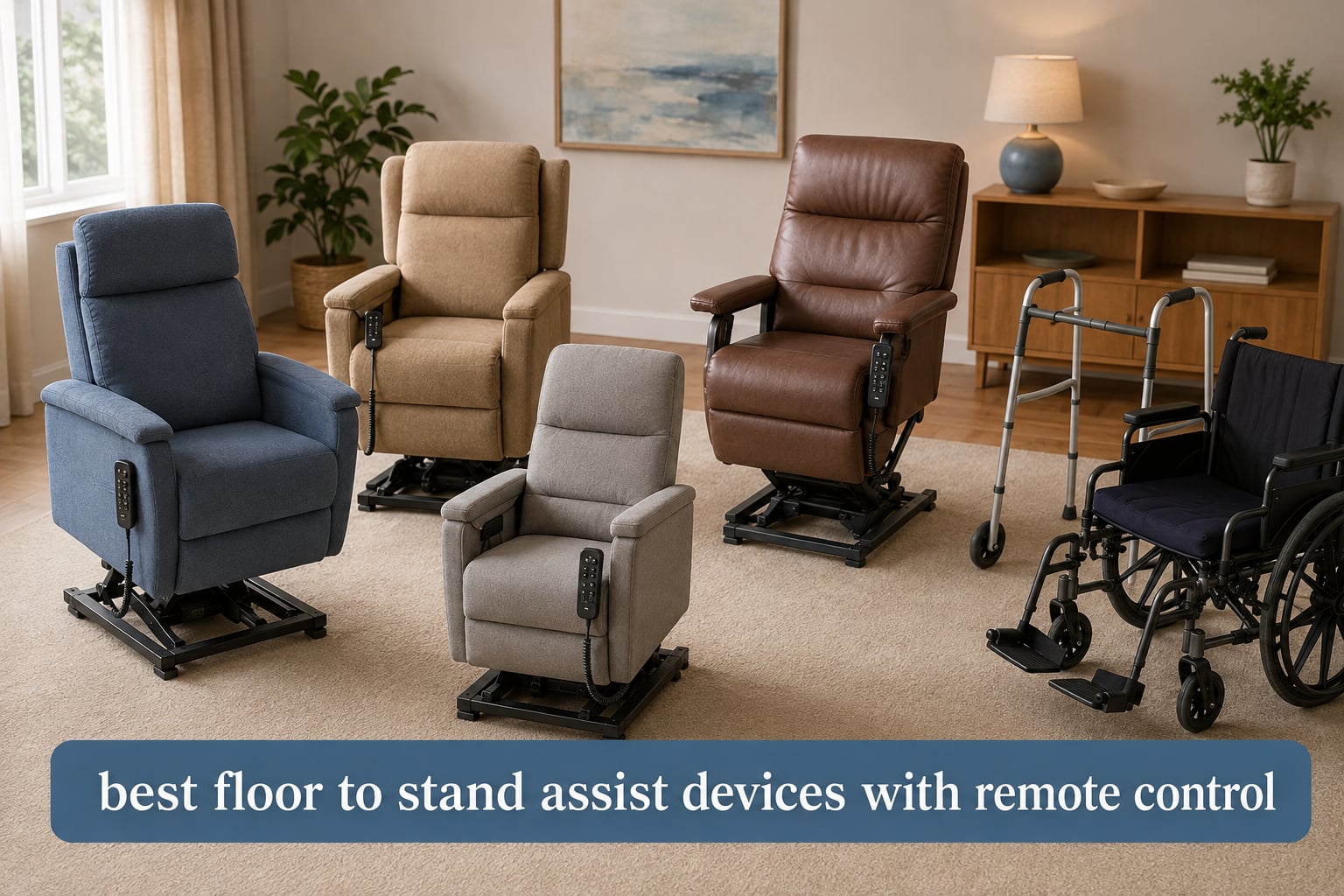 best floor to stand assist devices with remote control