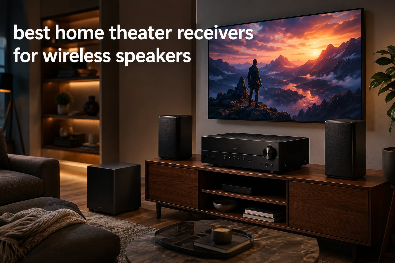 best home theater receivers for wireless speakers