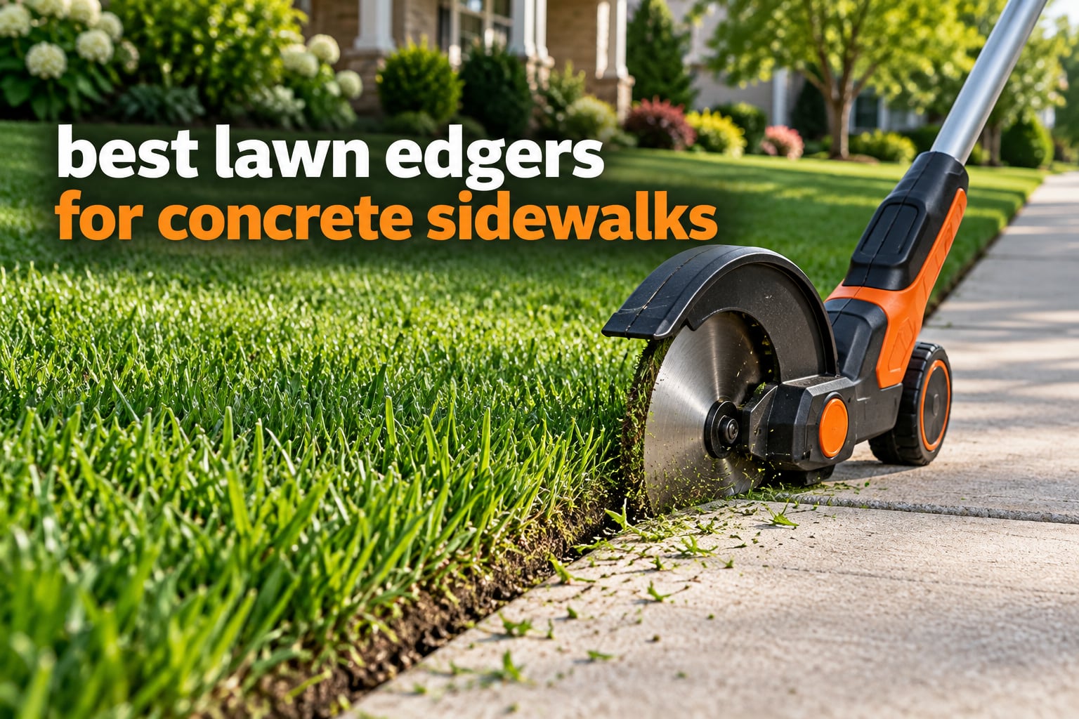 best lawn edgers for concrete sidewalks