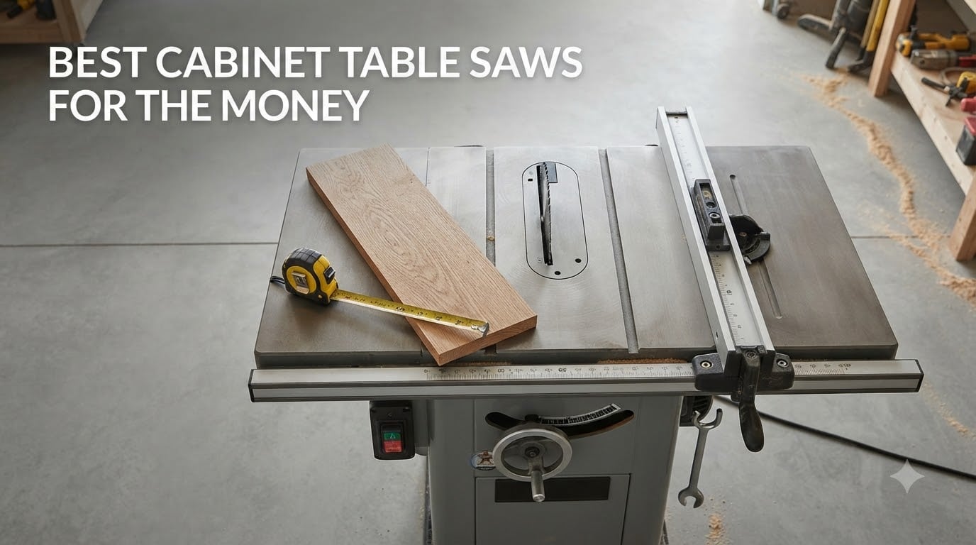 best cabinet table saws for the money