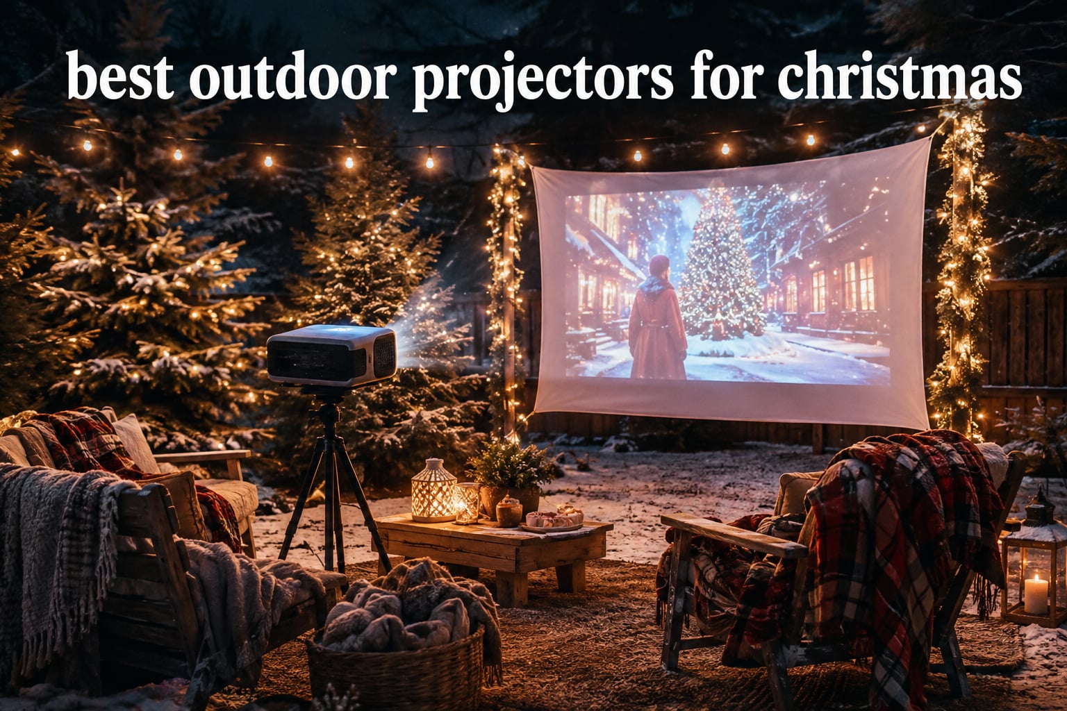 best outdoor projectors for christmas