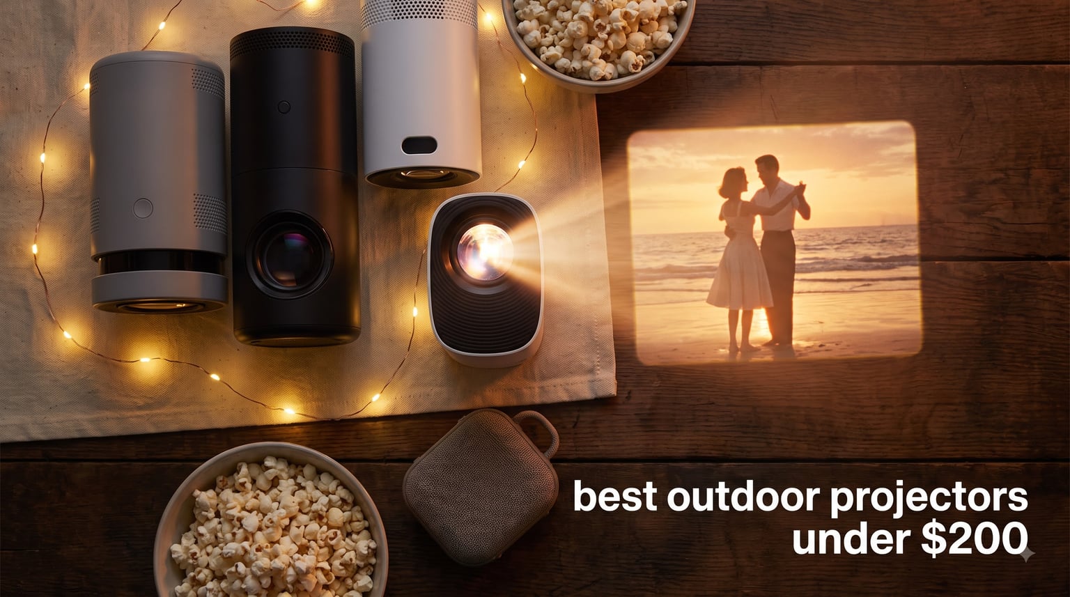 best outdoor projectors under $200