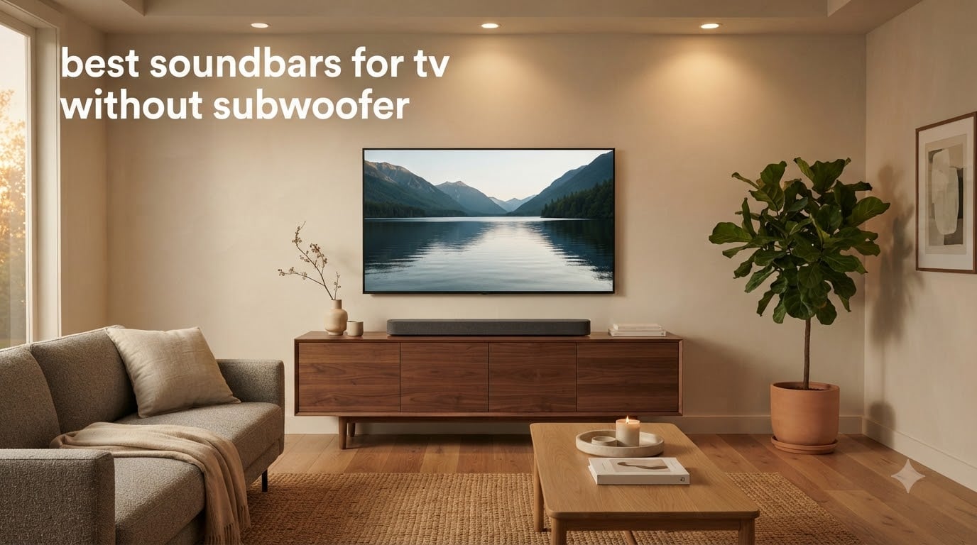 best soundbars for tv without subwoofer