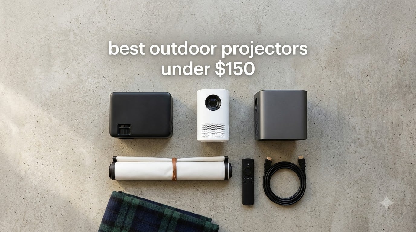 best outdoor projectors under $150