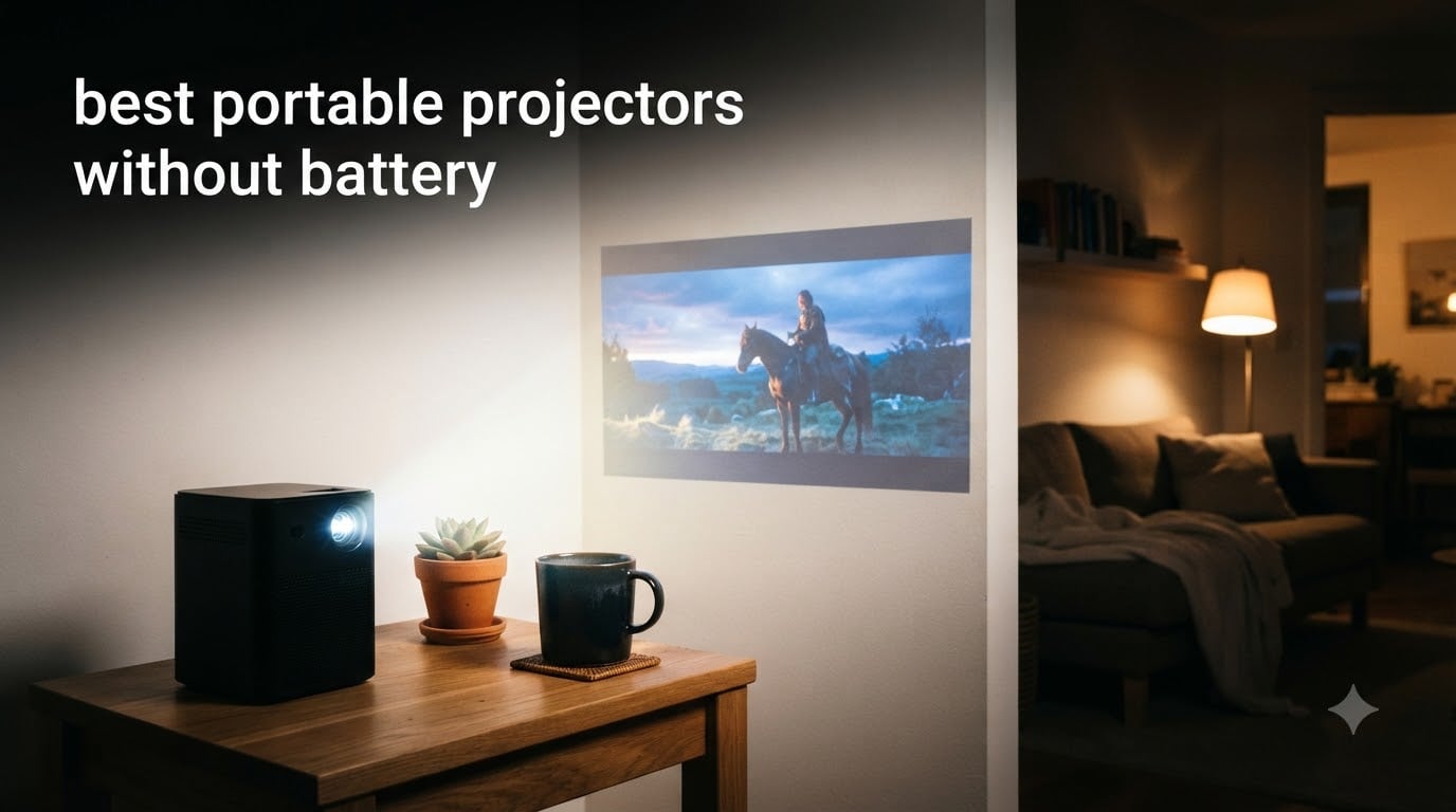 best portable projectors without battery