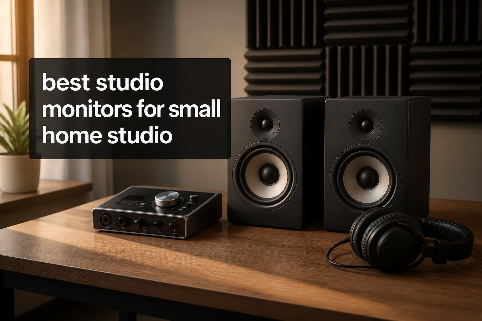 best studio monitors for small home studio