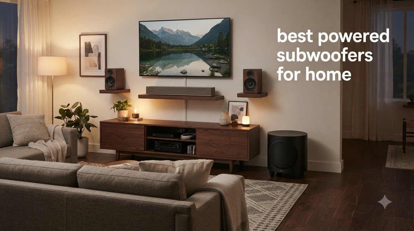 best powered subwoofers for home