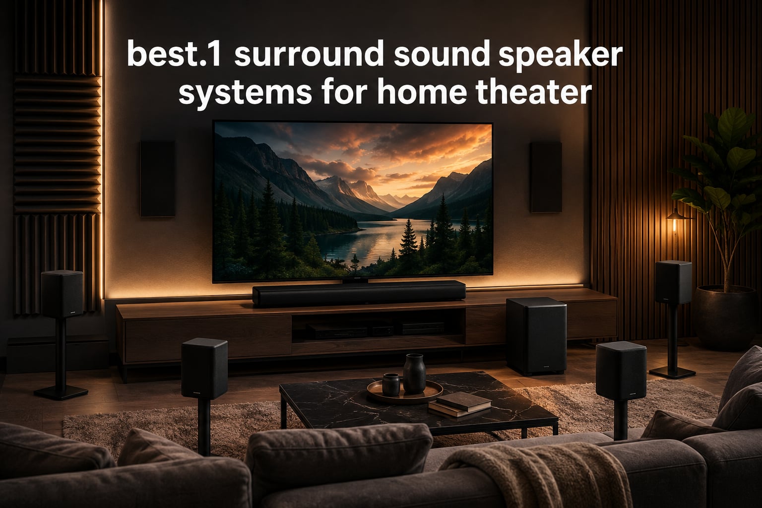best 7.1 surround sound speaker systems for home theater