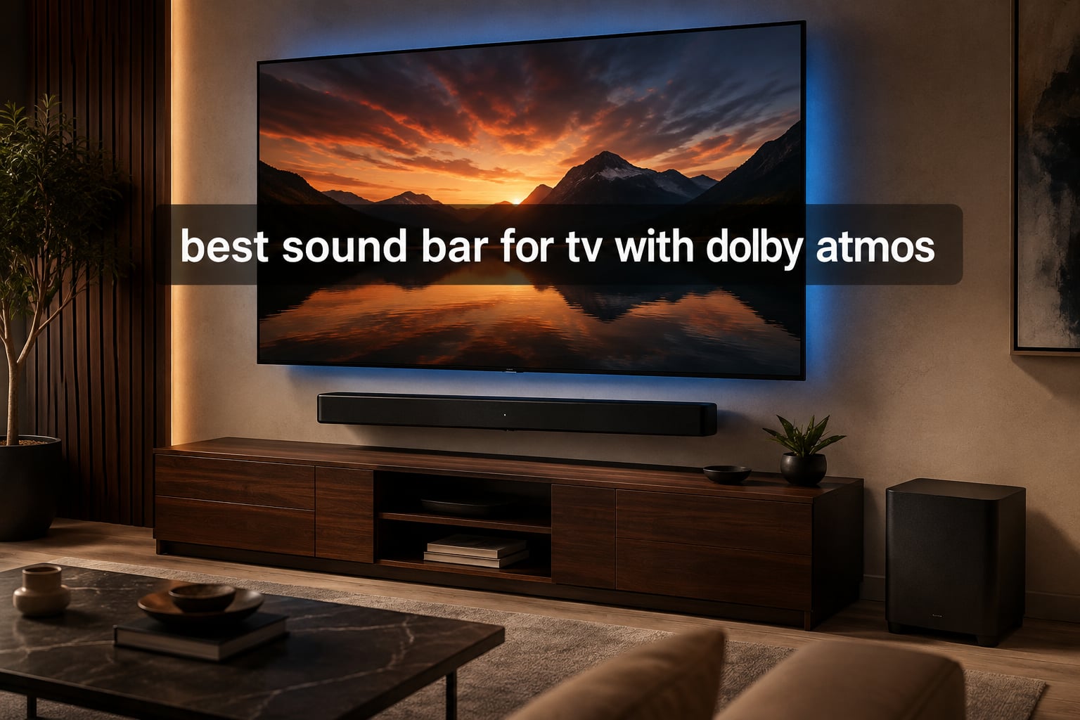 best sound bar for tv with dolby atmos