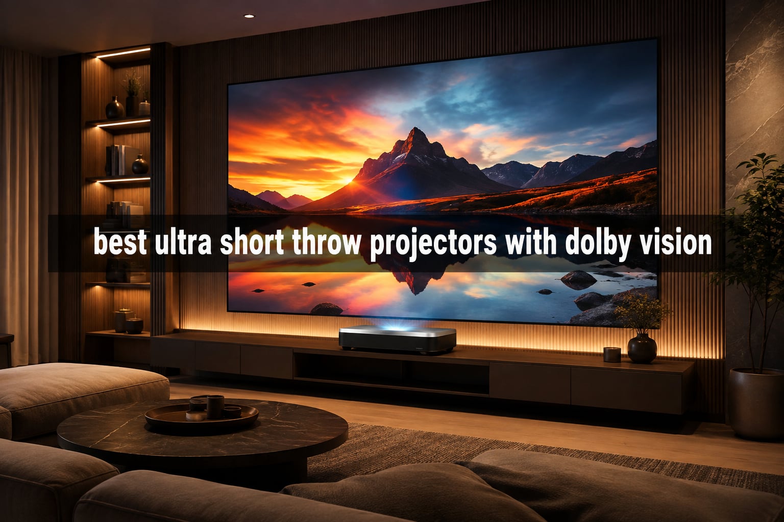best ultra short throw projectors with dolby vision