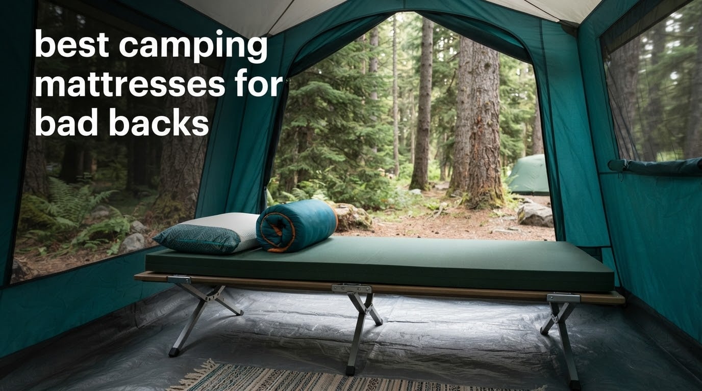 best camping mattresses for bad backs