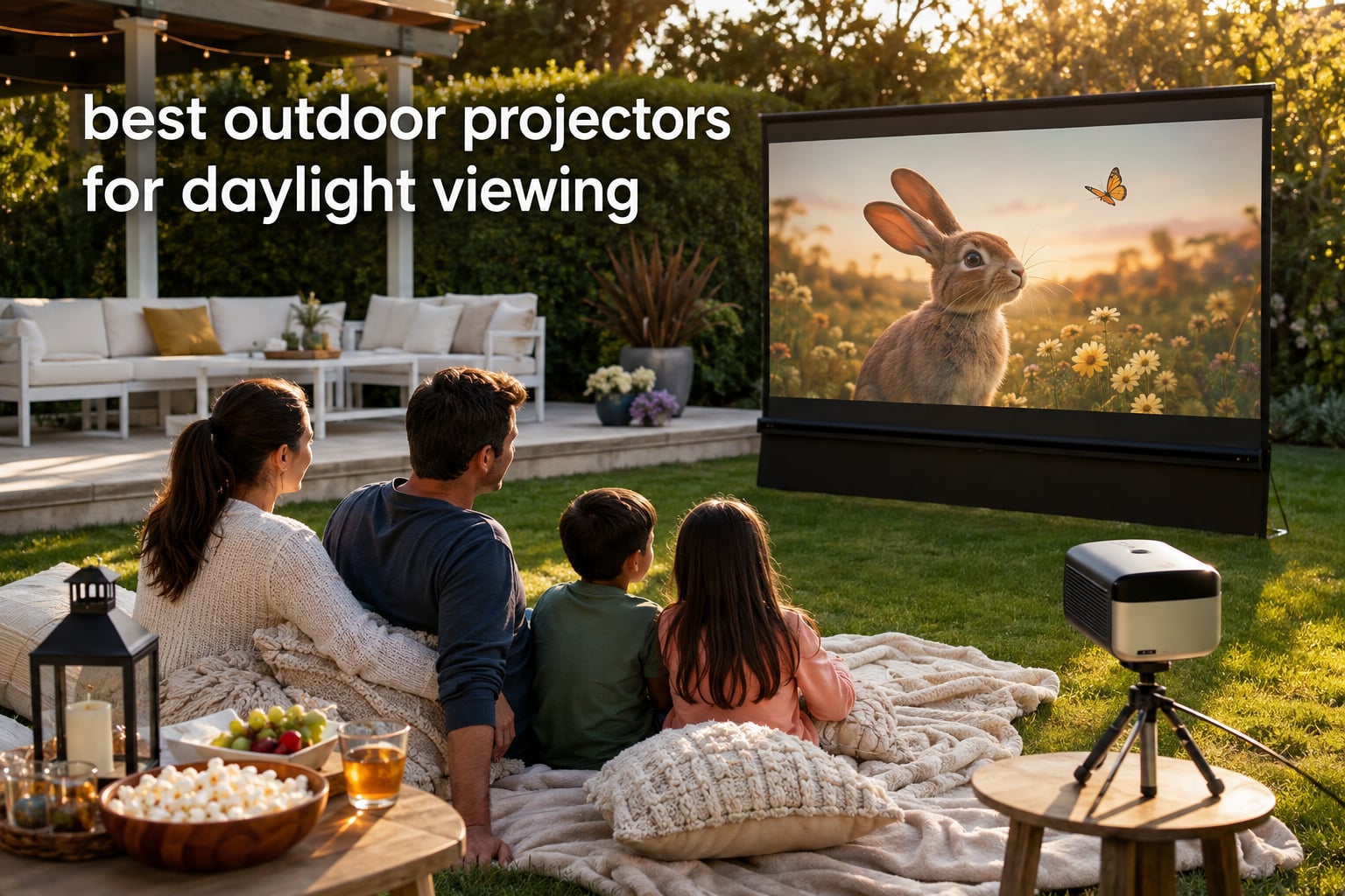 best outdoor projectors for daylight viewing
