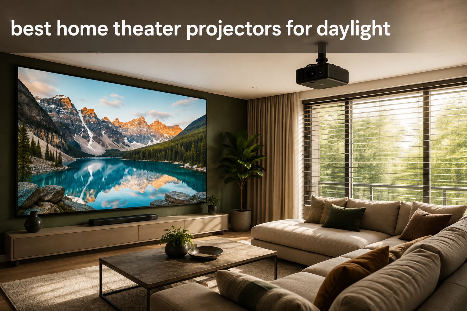 best home theater projectors for daylight