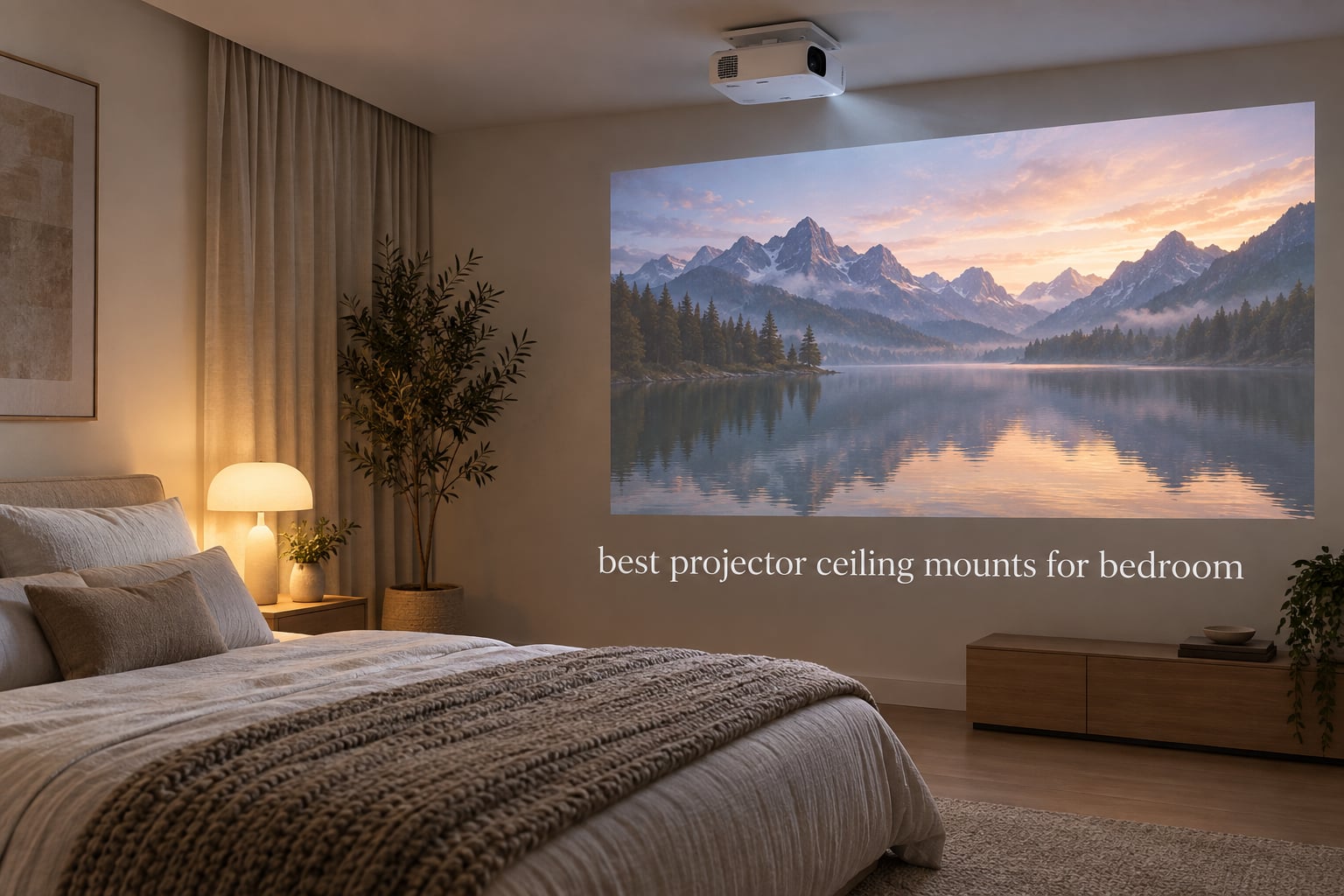 best projector ceiling mounts for bedroom