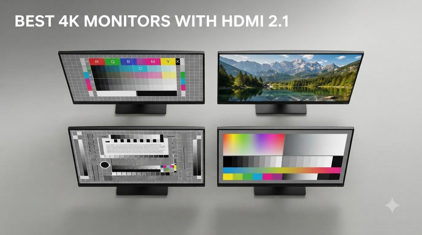 best 4k monitors with hdmi 2.1