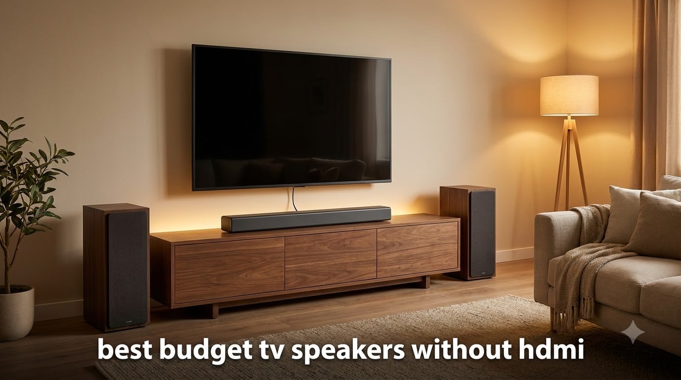 best budget tv speakers without hdmi