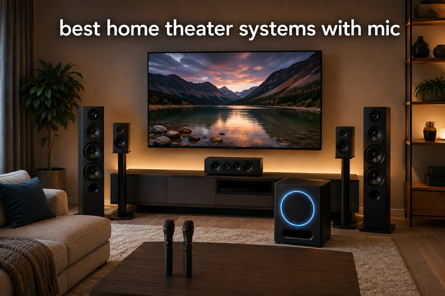 best home theater systems with mic