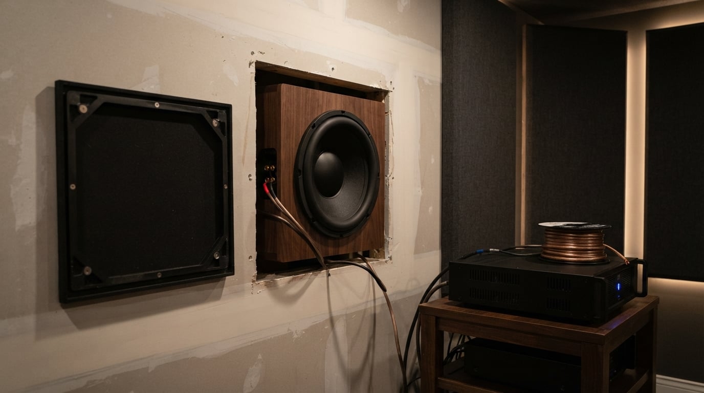 best high end home theater subwoofers without built