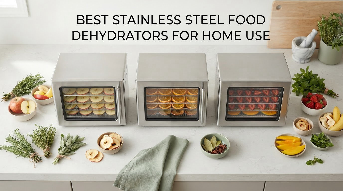 best stainless steel food dehydrators for home use