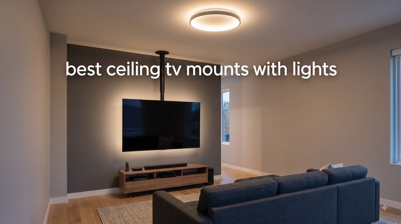 best ceiling tv mounts with lights