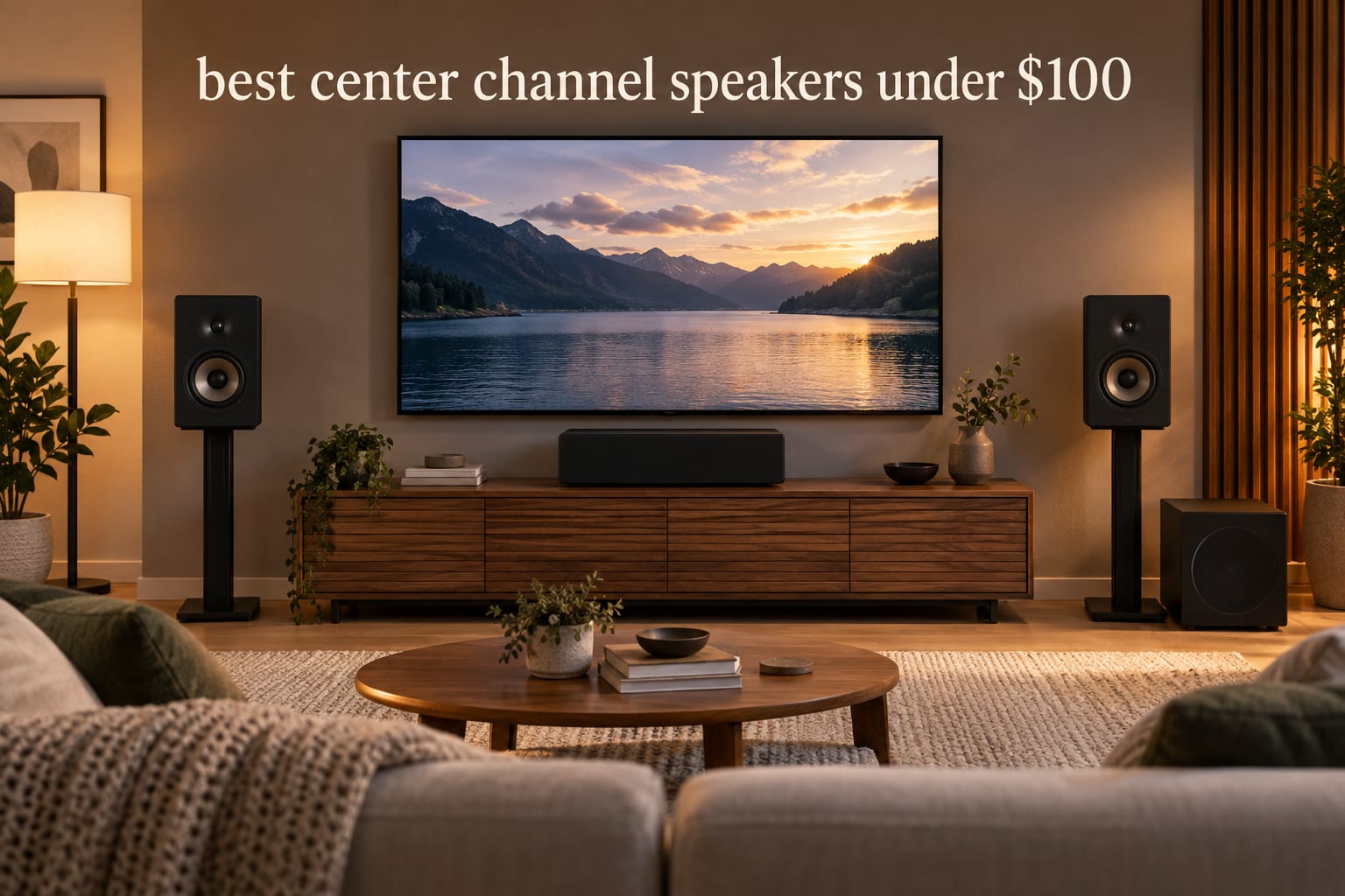 best center channel speakers under $100