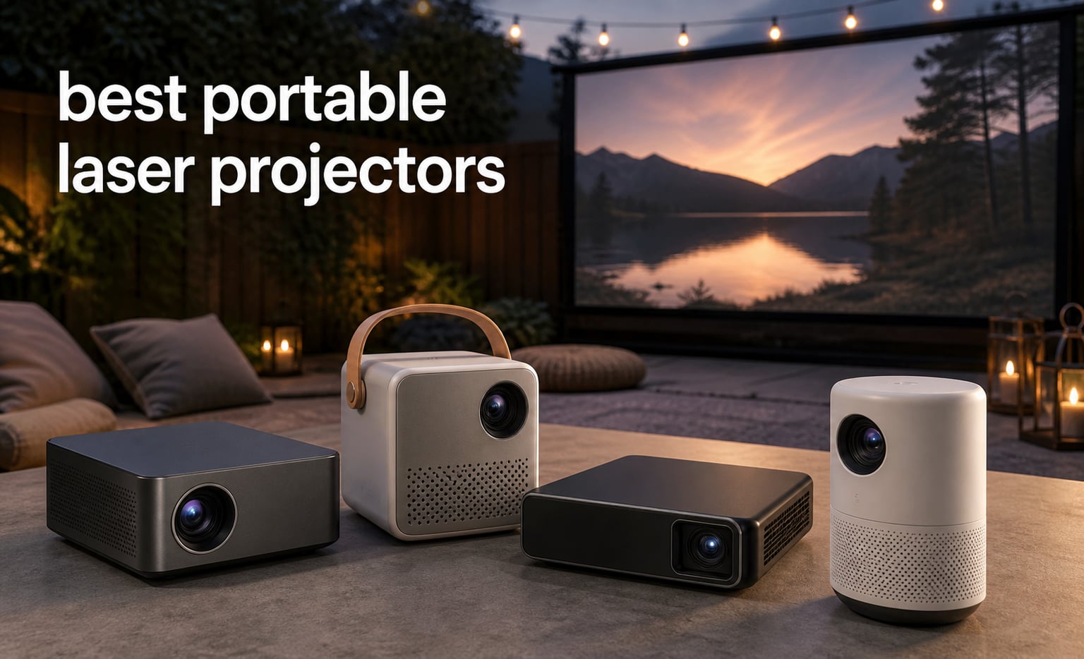best portable laser projectors