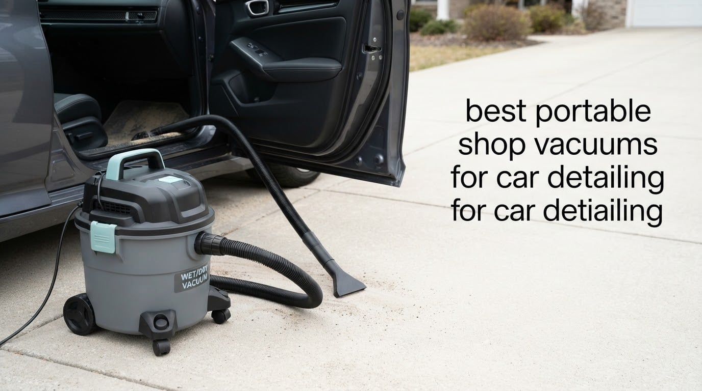best portable shop vacuums for car detailing
