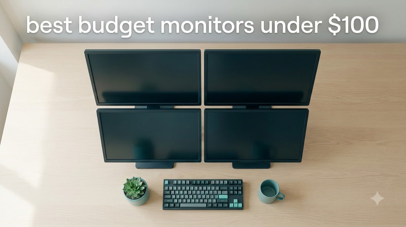 best budget monitors under $100