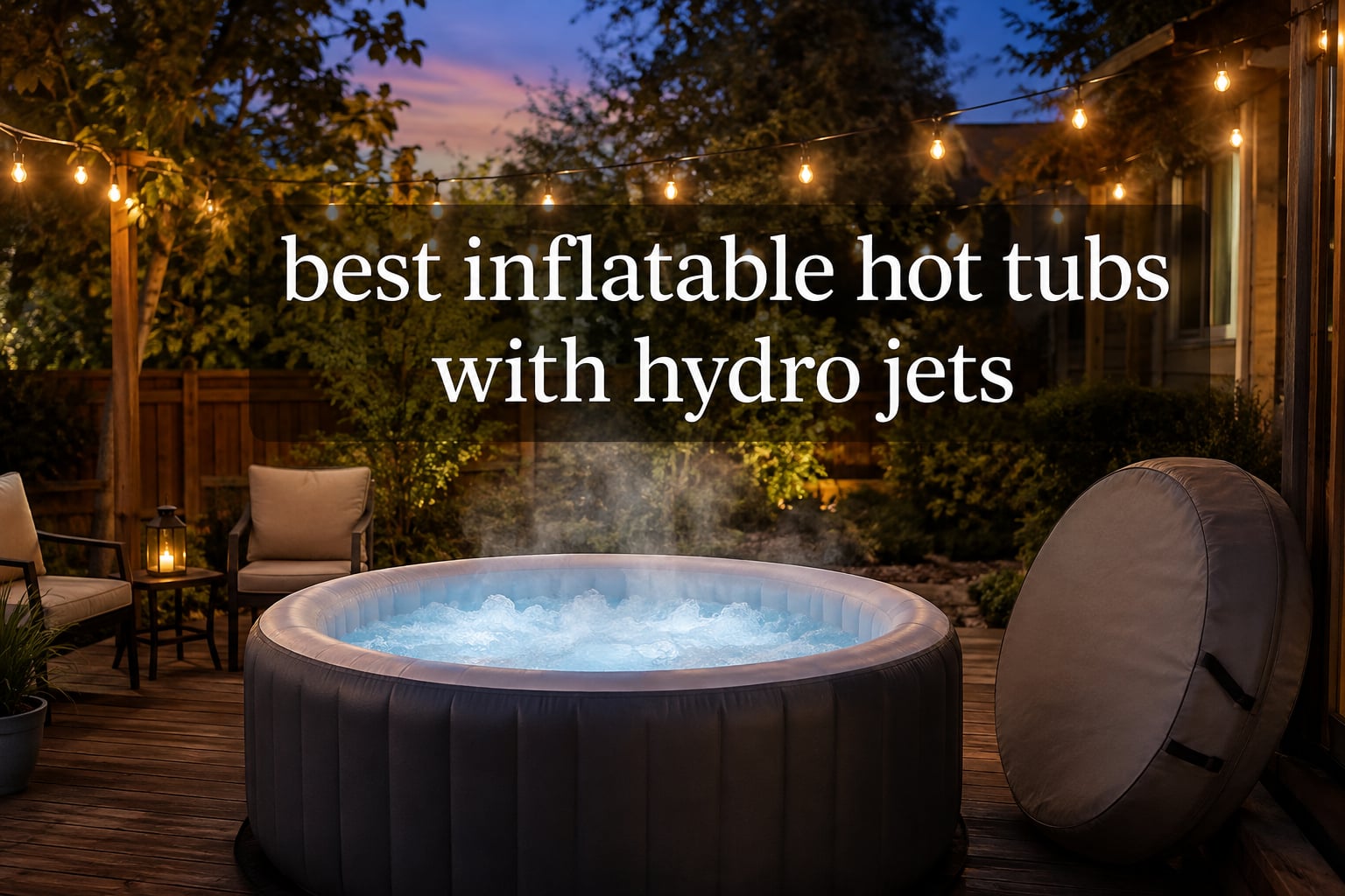 best inflatable hot tubs with hydro jets