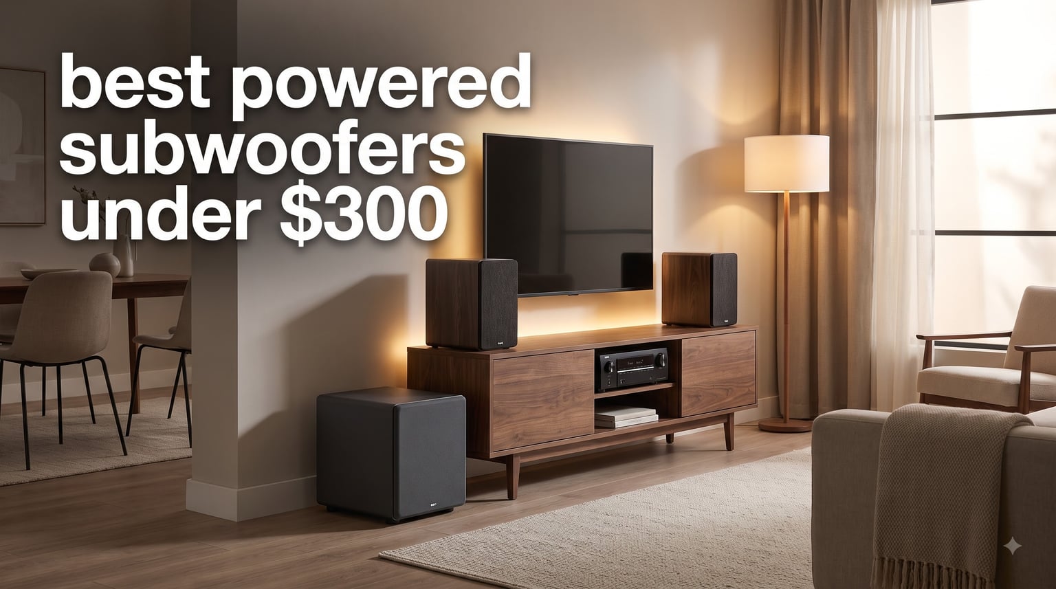 best powered subwoofers under $300